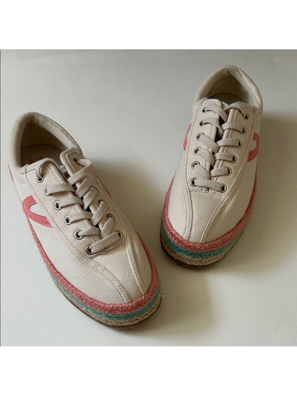 Tretorn Nylite Plus Espadrille Platform Lace Up Sneakers